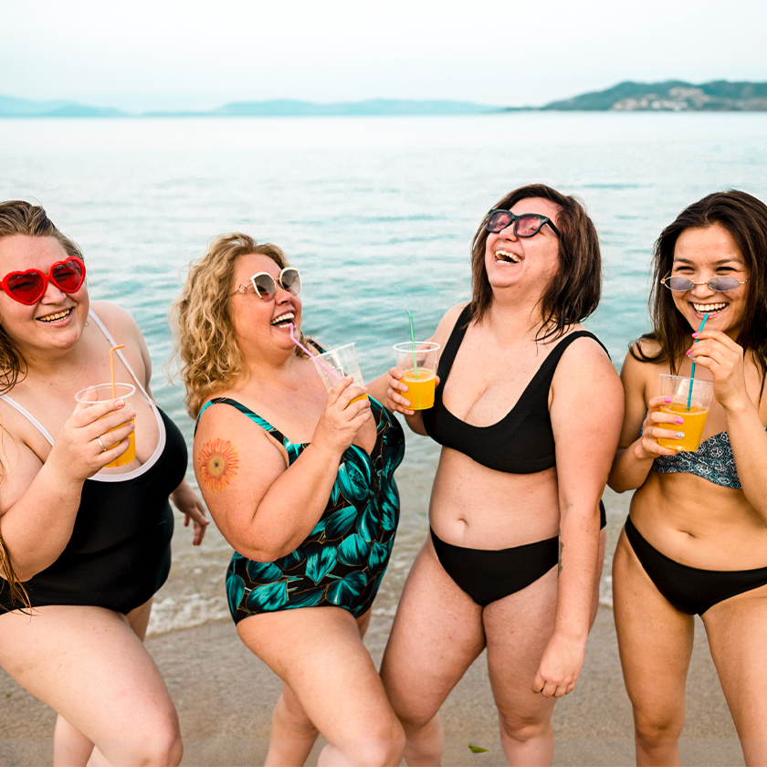 swimsuit women at beach